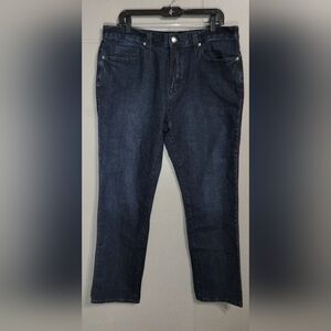 Commerce Men's Straight Leg Blue Jeans (36X32)